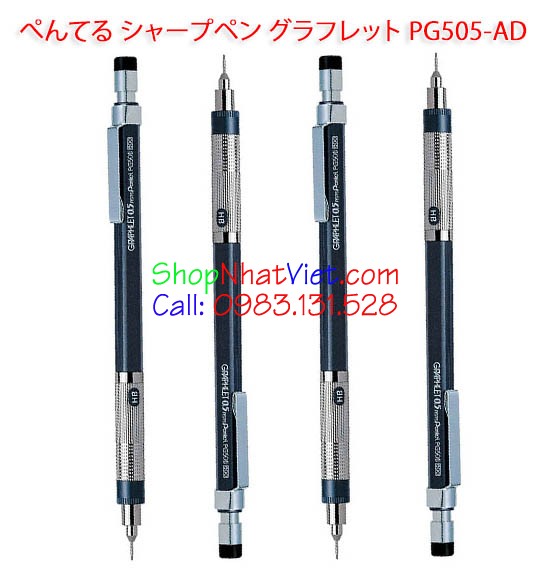 Bút chì kim Pentel PG505 ngòi 0.5mm bút chì Nhật Bản xịn siêu bền đẹp