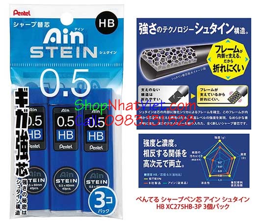 Pentel PG505 bút chì kim Nhật Bản chất lượng – Một sản phẩm mẫu mã đẹp Giá Cực Tốt