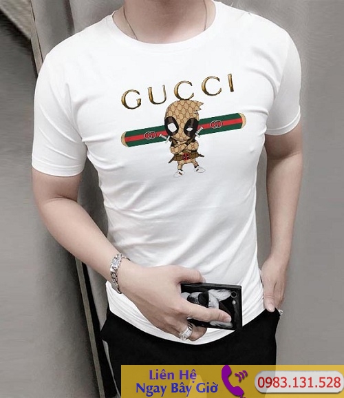 Áo Thun Nam Hàng Hiệu Gucci Hàng Xịn Nhập Trực Tiếp Từ Nhật