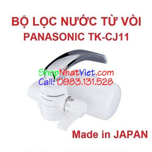 Máy lọc nước tại vòi của Nhật Panasonic TK CJ11 Siêu Sạch